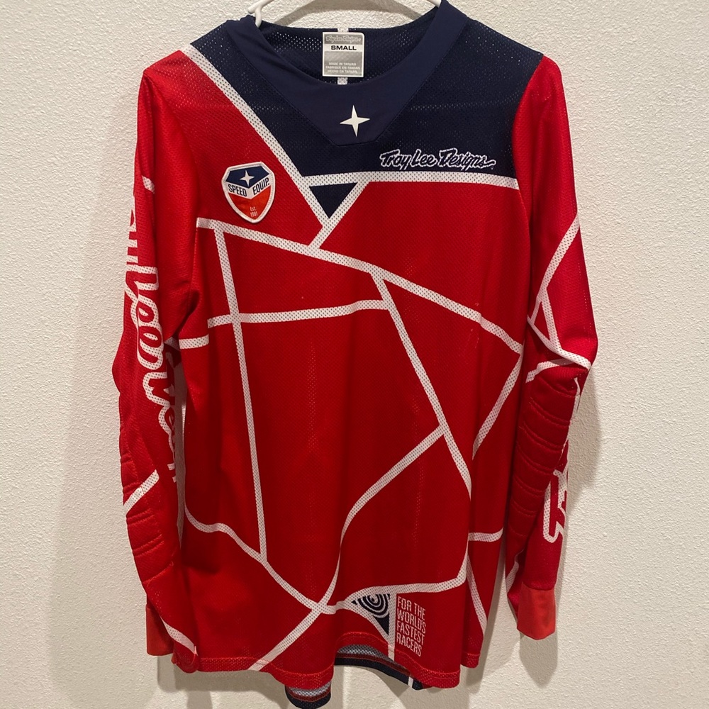 motocross jersey.